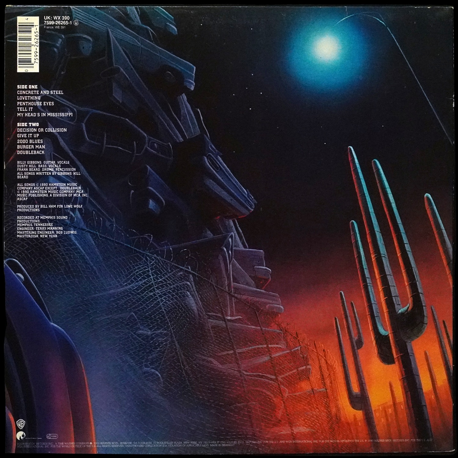 LP ZZ Top — Recycler фото 2