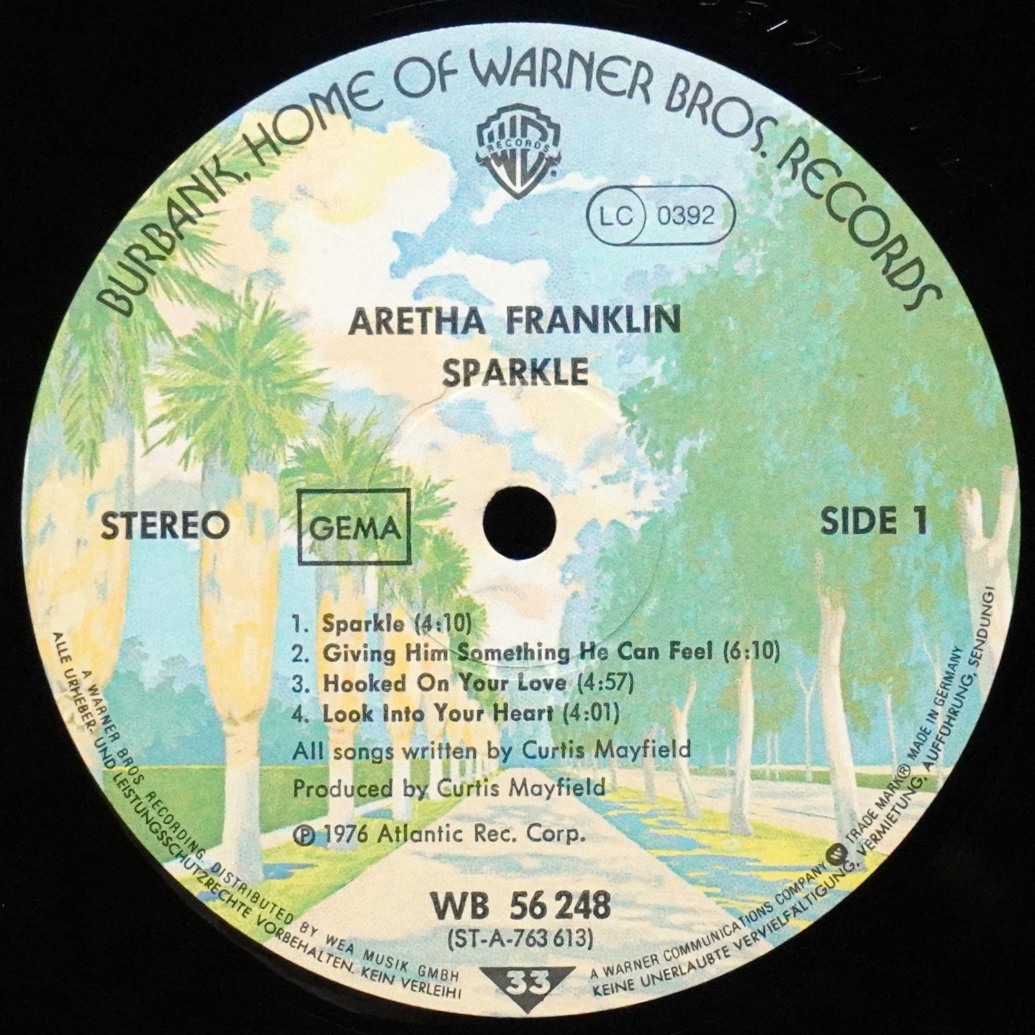 LP Aretha Franklin — Sparkle фото 3