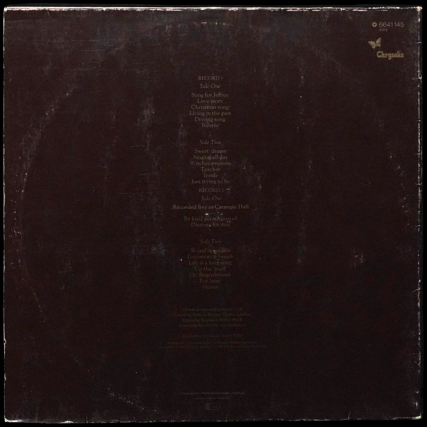 LP Jethro Tull — Living In The Past (2LP) фото 2