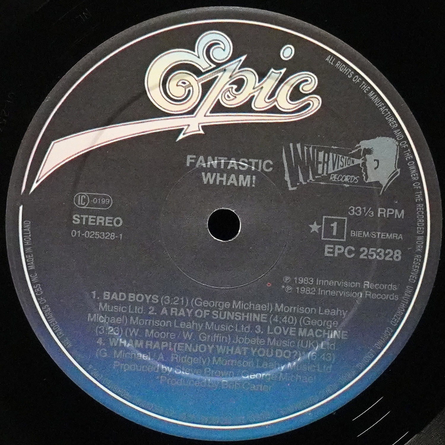 LP Wham! — Fantastic фото 3