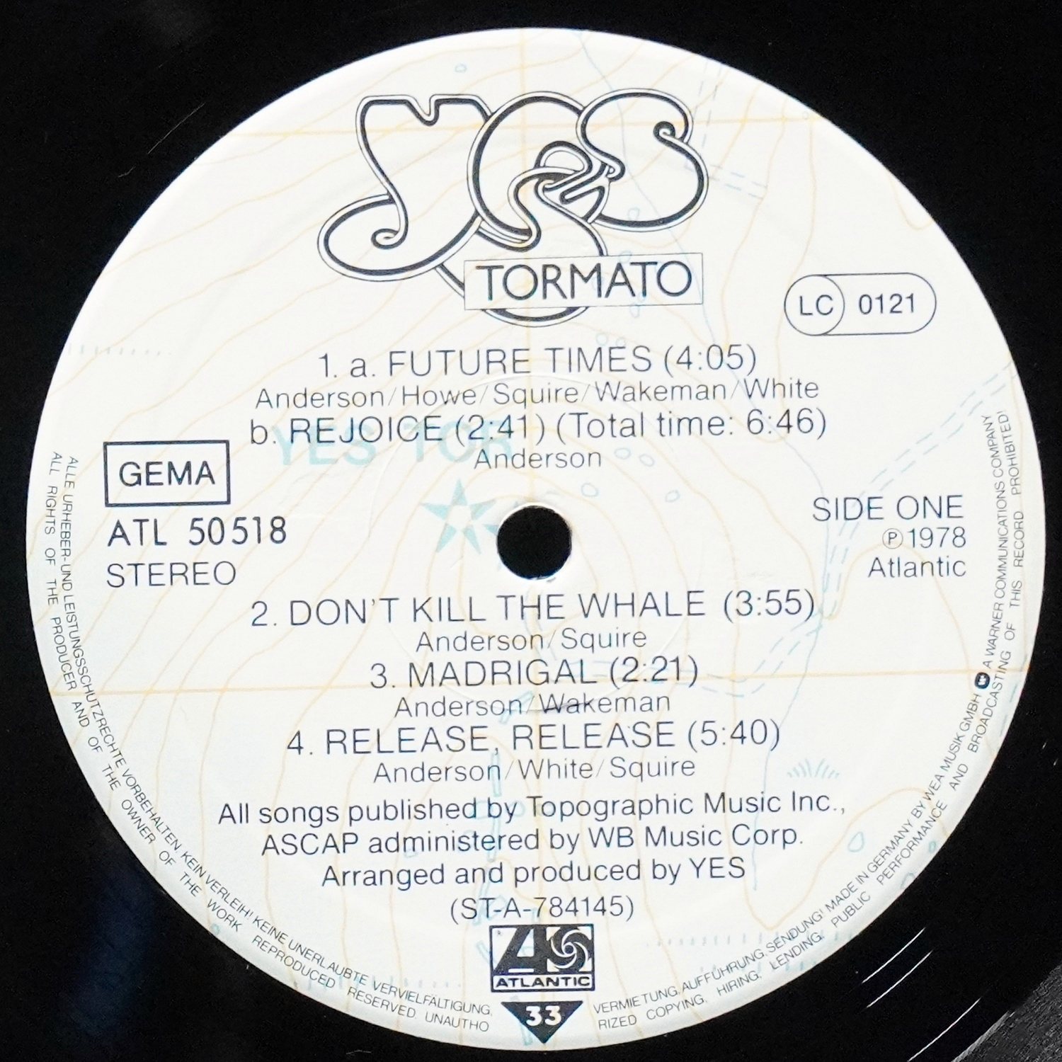 LP Yes — Tormato фото 3