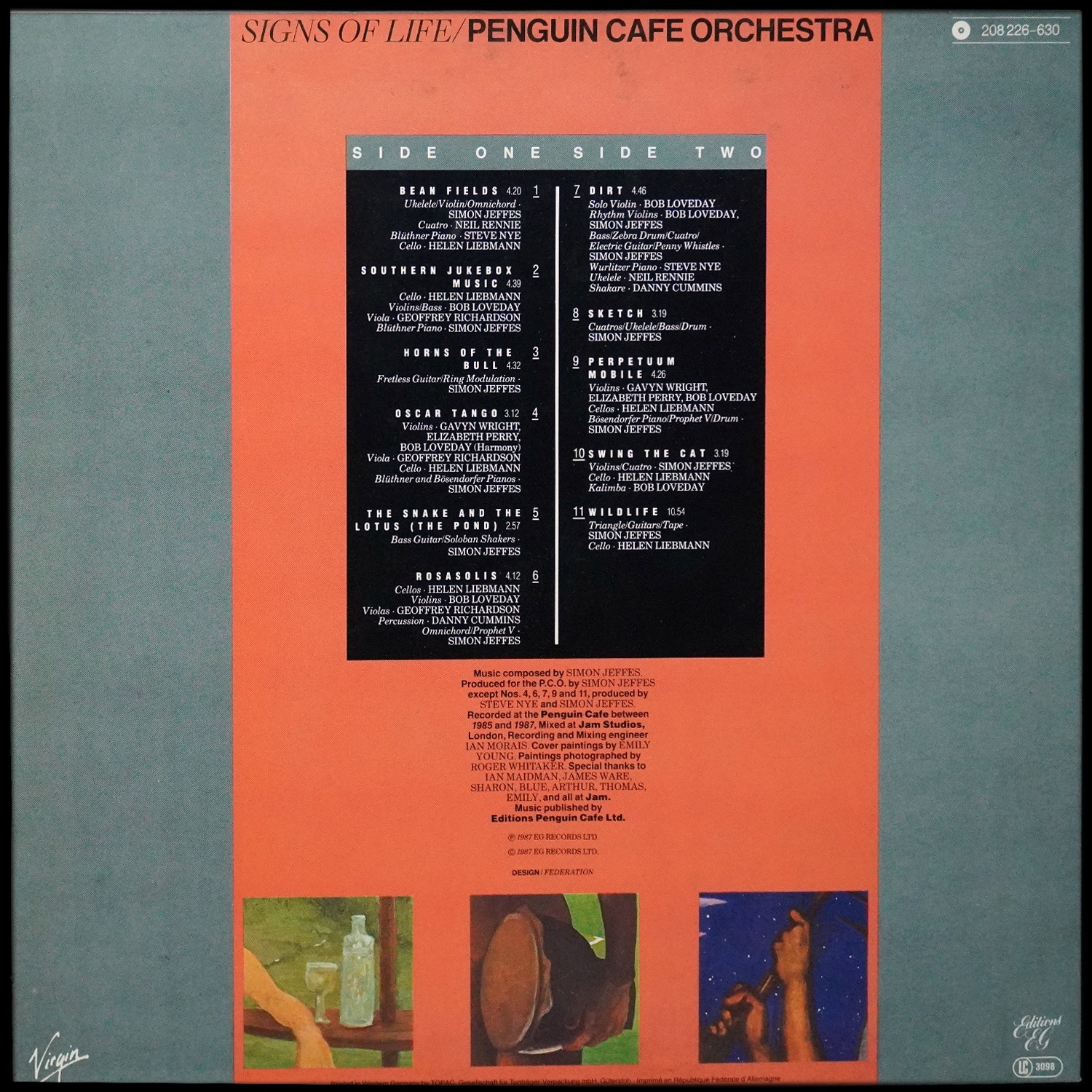 LP Penguin Cafe Orchestra — Signs Of Life фото 2