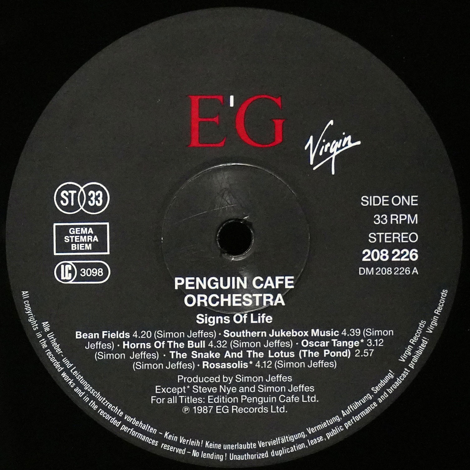 LP Penguin Cafe Orchestra — Signs Of Life фото 3