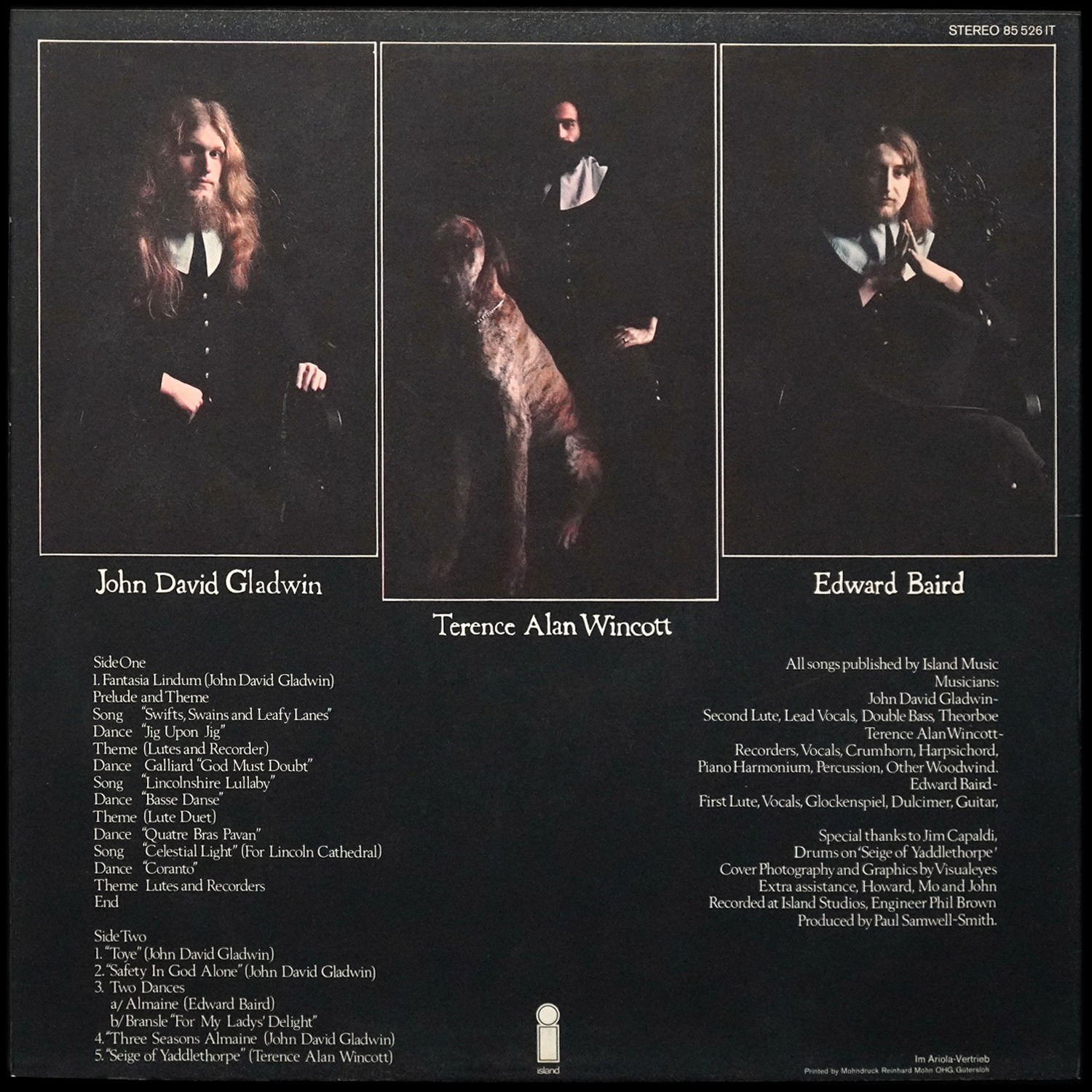 LP Amazing Blondel — Fantasia Lindum фото 2