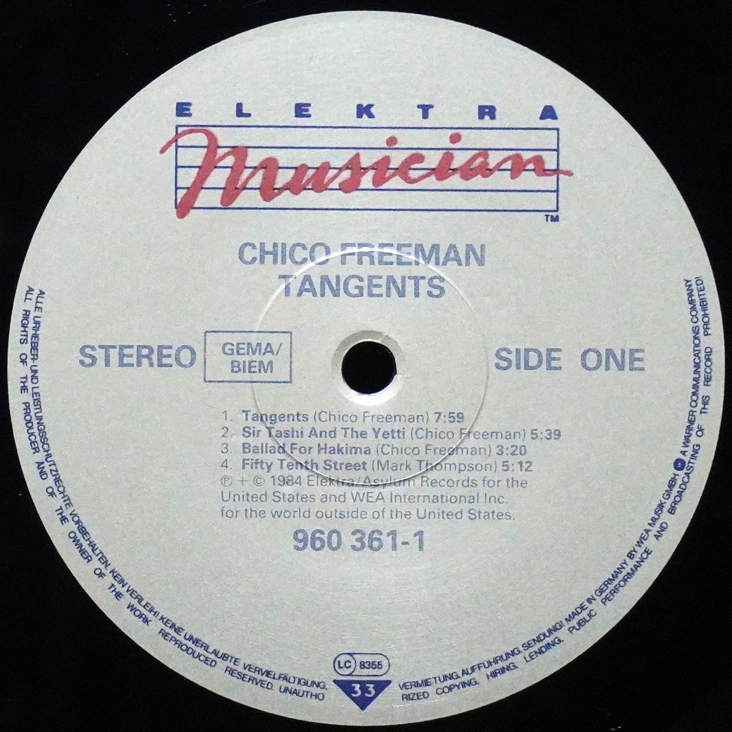 LP Chico Freeman — Tangents фото 2