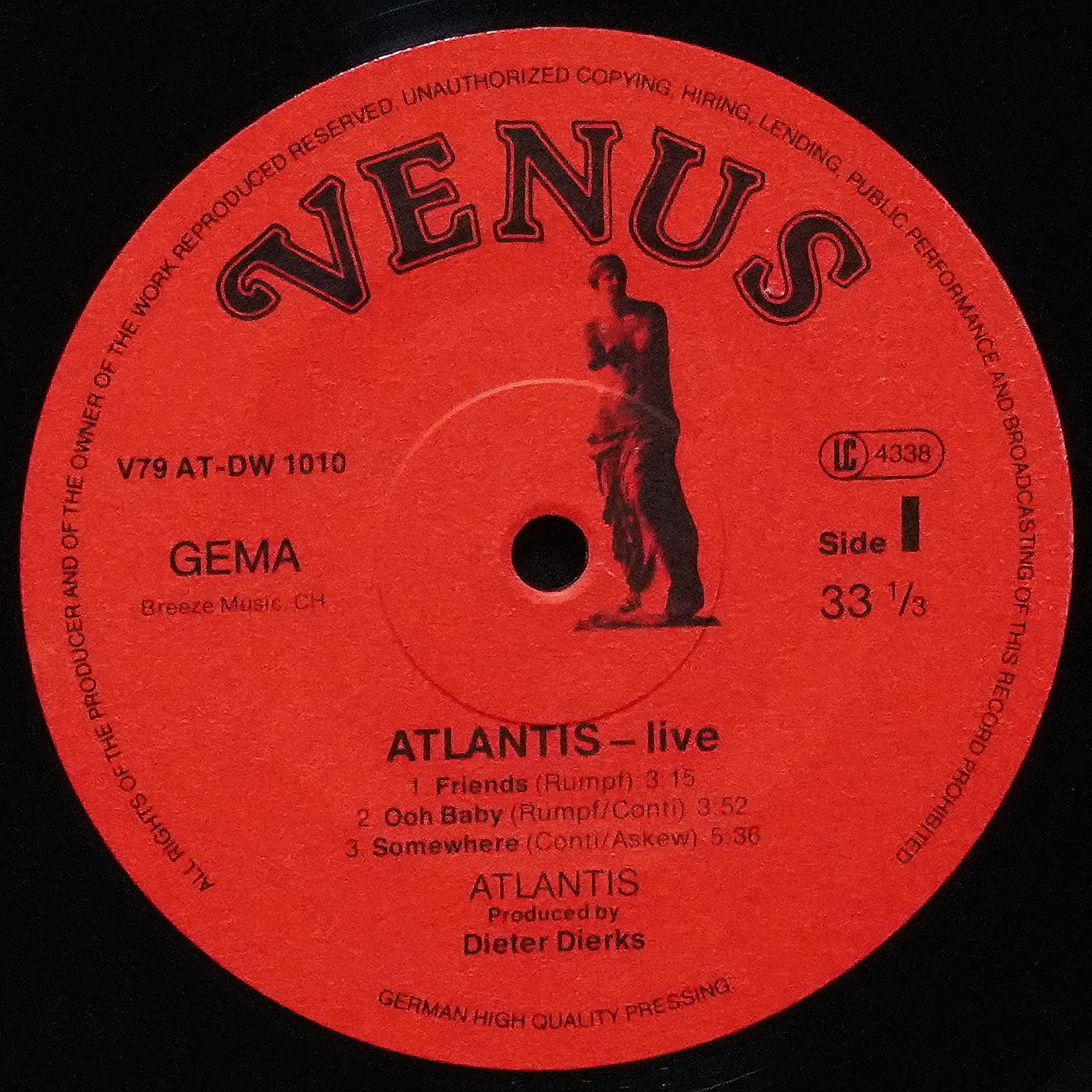 LP Atlantis — Live (2LP) фото 3
