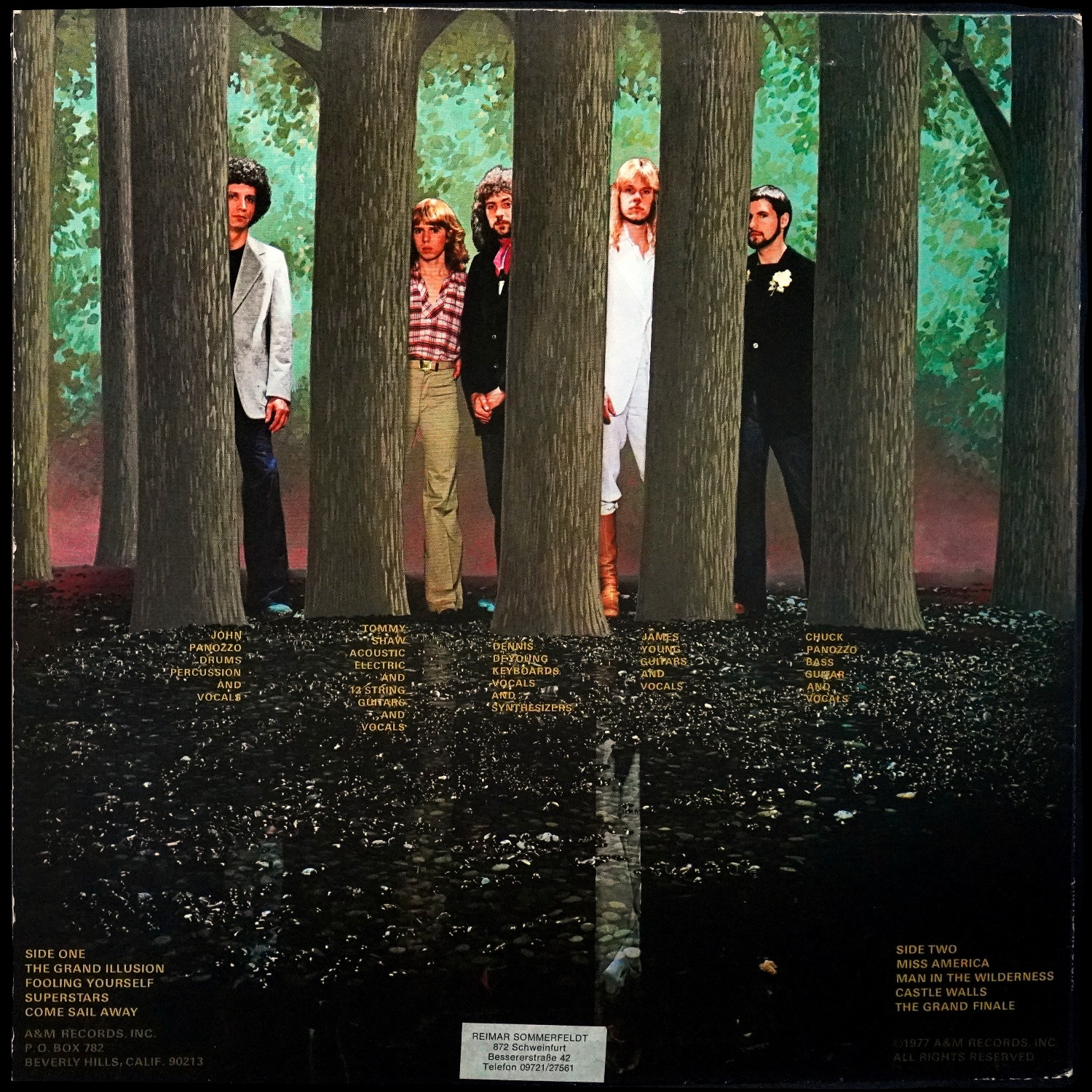 LP Styx — Grand Illusion (+ постер) фото 2