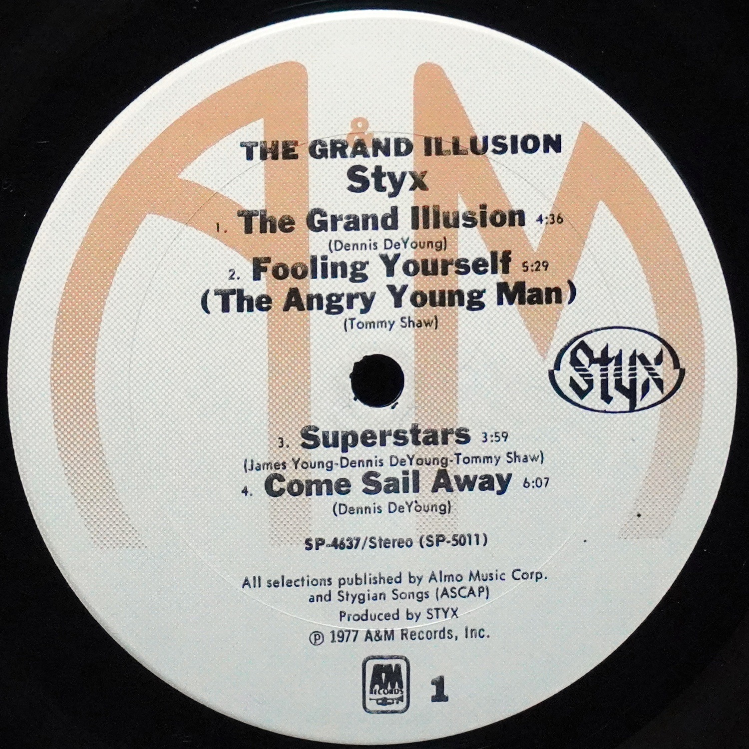LP Styx — Grand Illusion (+ постер) фото 3