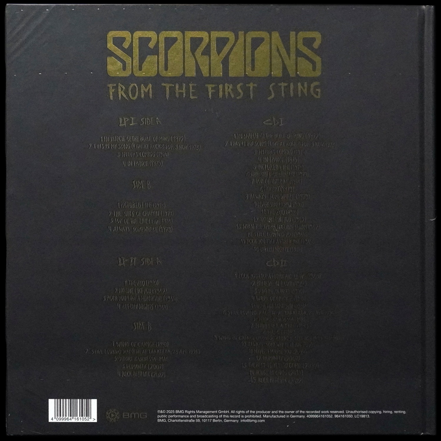 LP Scorpions — From The First Sting (2LP+2CD Box-set,  + книга) фото 2