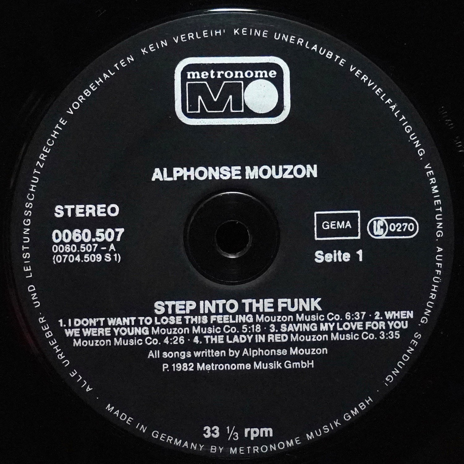 LP Alphonse Mouzon — Step Into The Funk фото 2