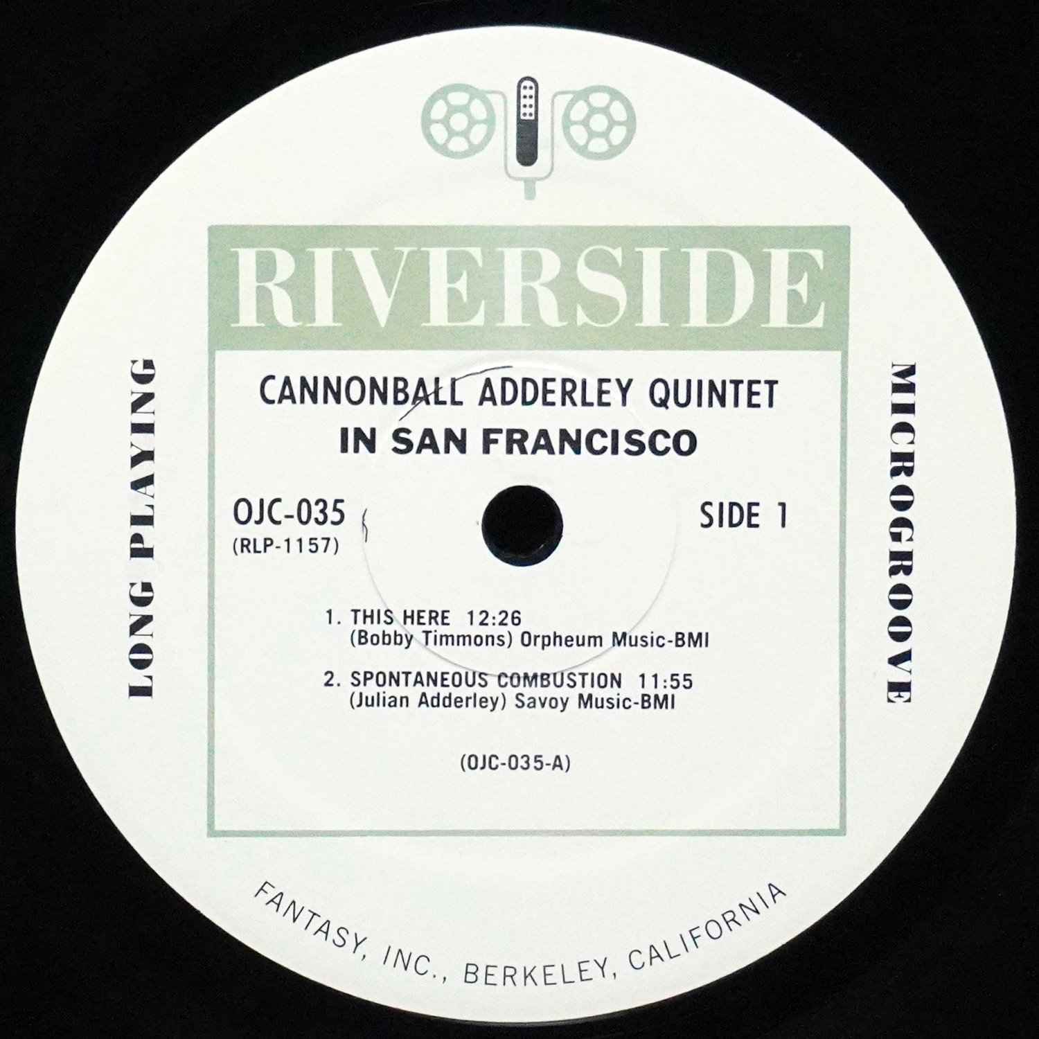 LP Cannonball Adderley Quintet — Cannonball Adderley Quintet In San Francisco фото 3