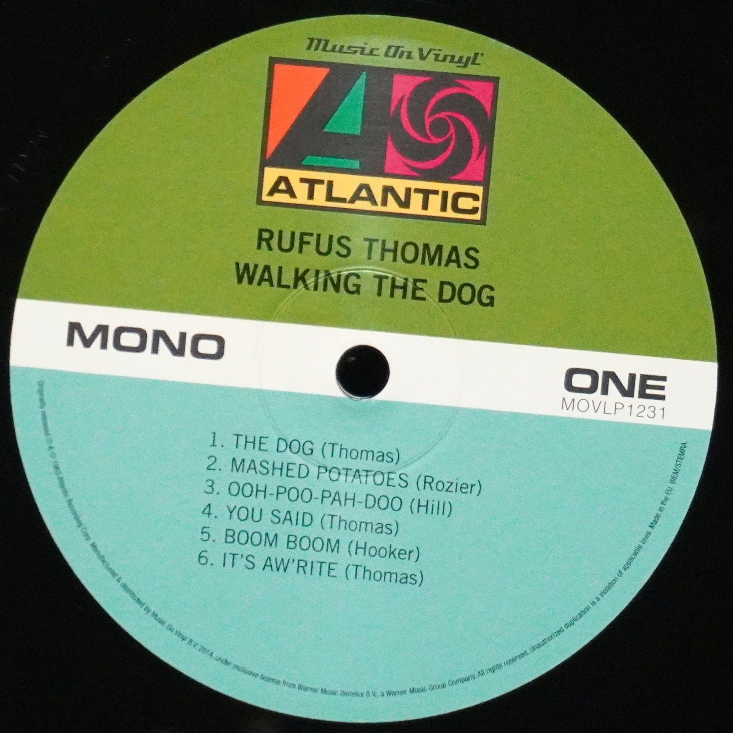LP Rufus Thomas — Walking The Dog (моно) фото 3