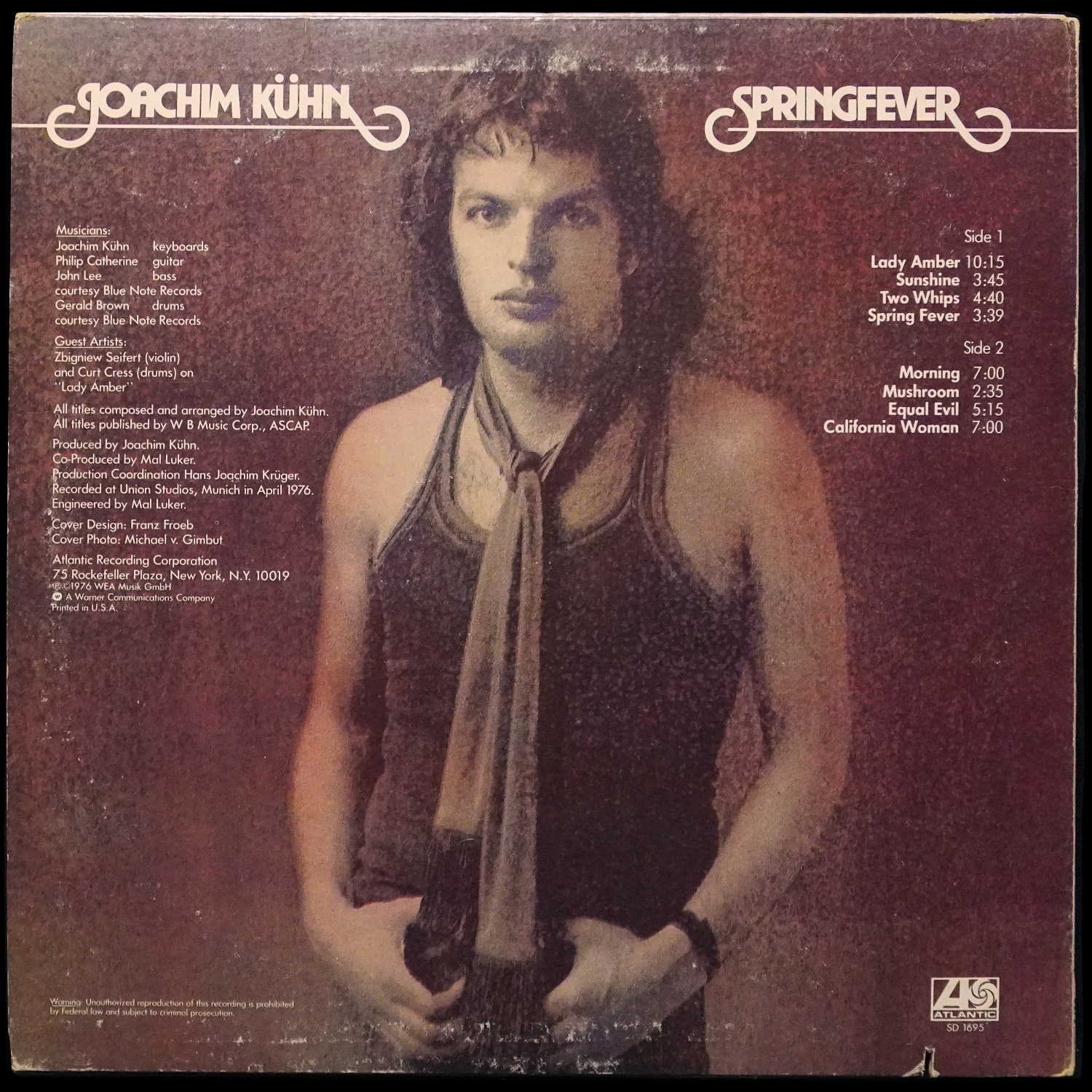 LP Joachim Kuhn — Springfever фото 2