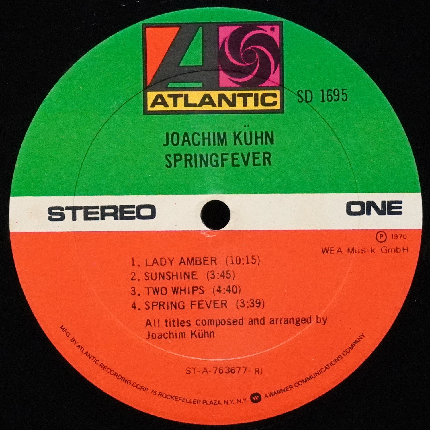 LP Joachim Kuhn — Springfever фото 3
