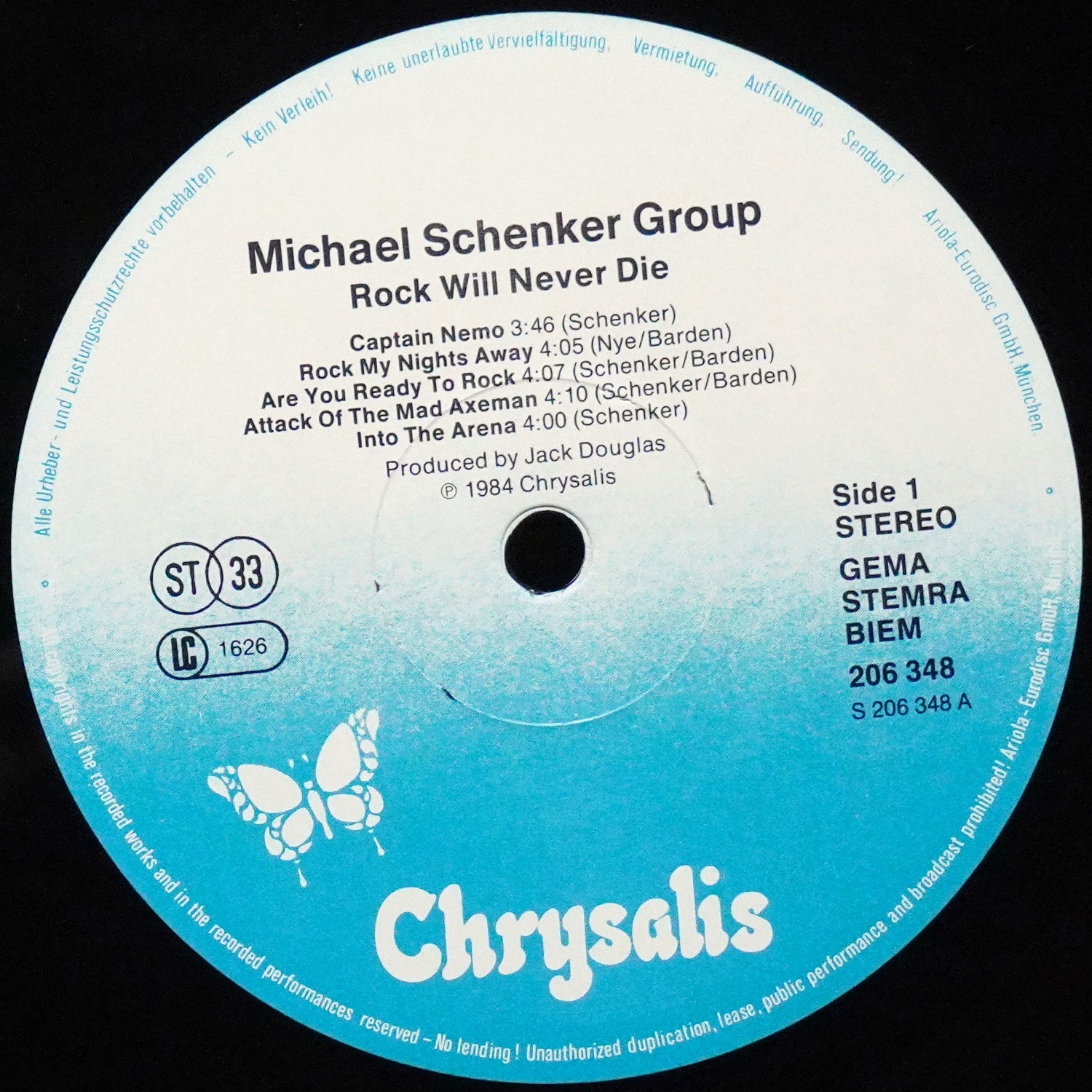 LP Michael Schenker Group — Rock Will Never Die фото 2