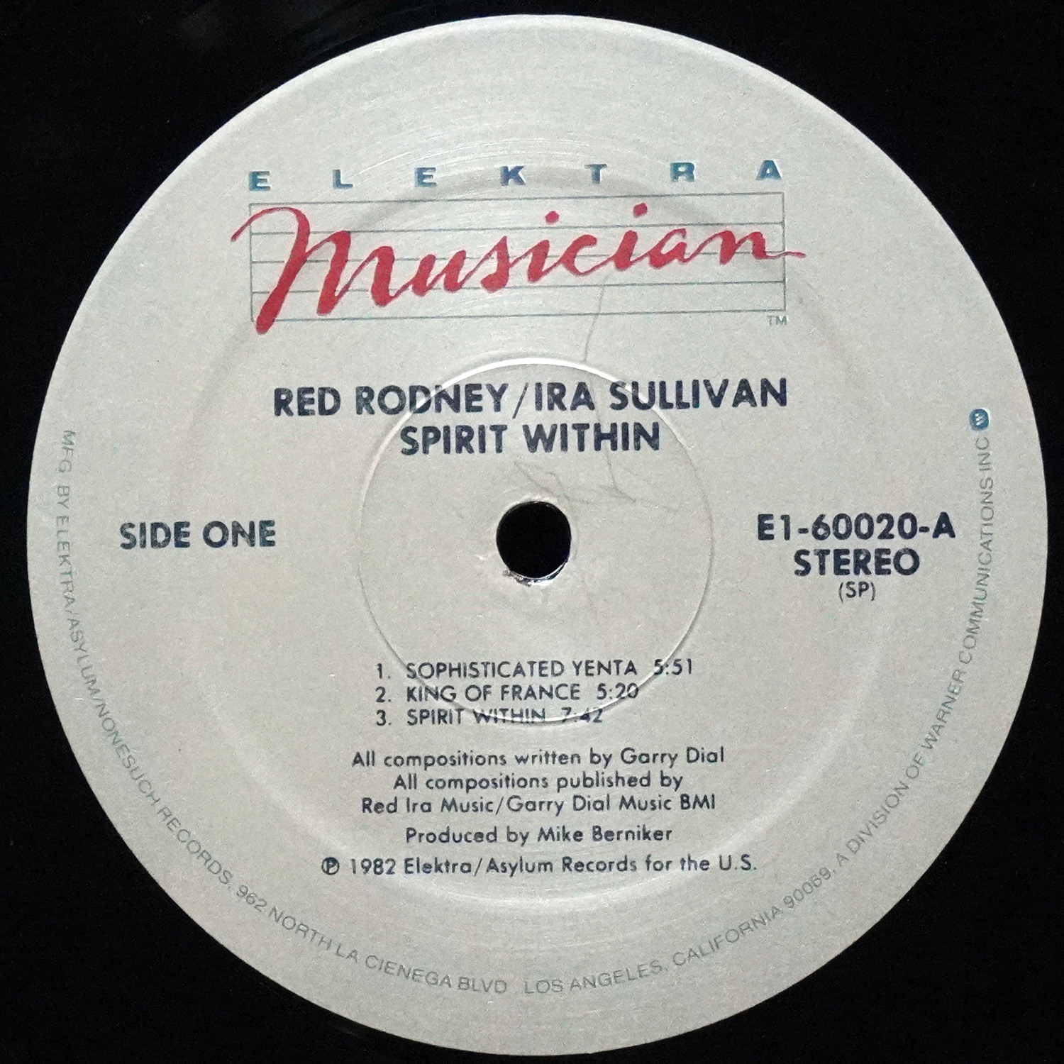 LP Red Rodney — Spirit Within фото 2