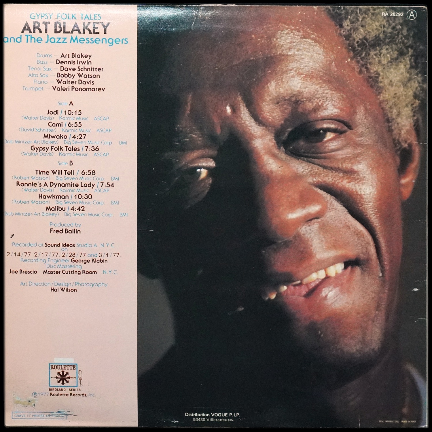 LP Art Blakey And The Jazz Messengers — Gypsy Folk Tales фото 2