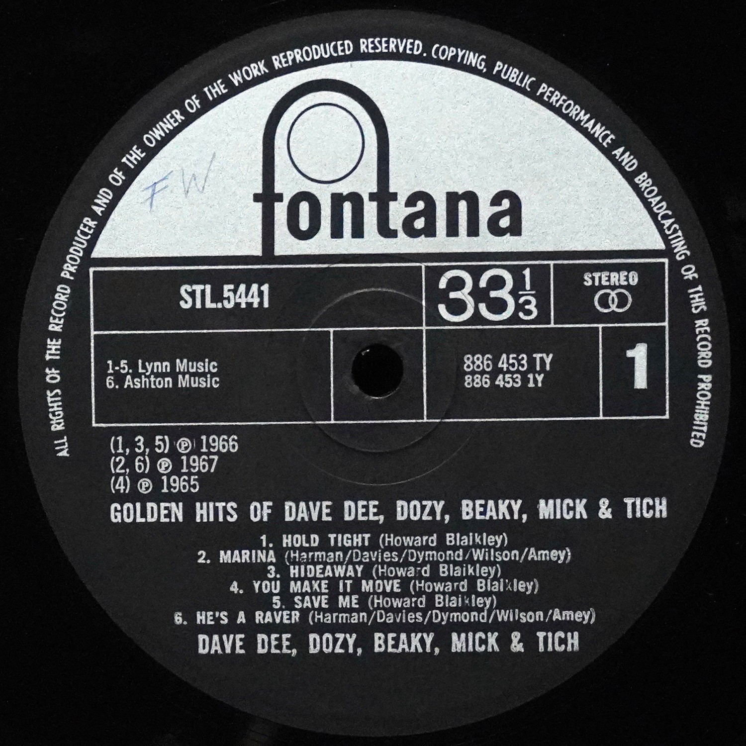 LP Dave Dee, Dozy, Beaky, Mick & Tich — Golden Hits Of фото 2