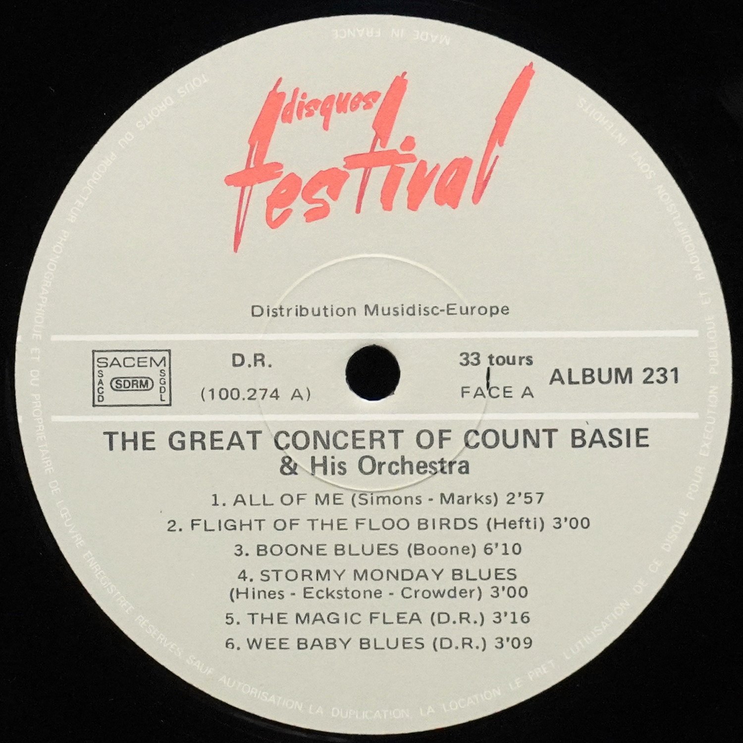 LP Count Basie Orchestra — Great Concert Of Count Basie And His Orchestra (2LP) фото 2