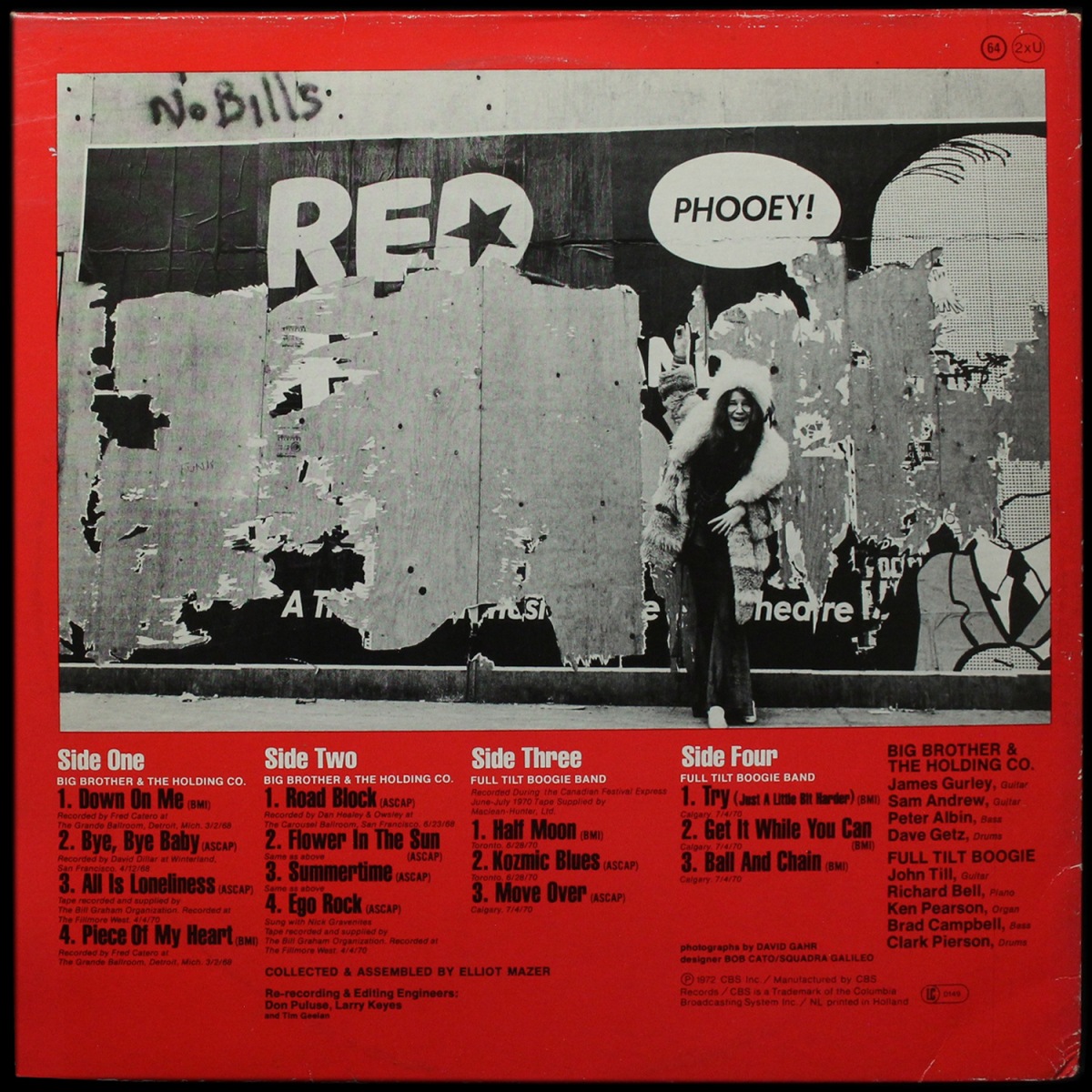 LP Janis Joplin — In Concert (2LP) фото 3