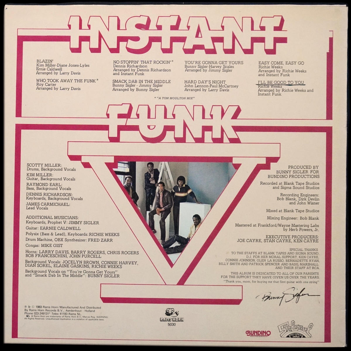 LP Instant Funk — Instant Funk V фото 3