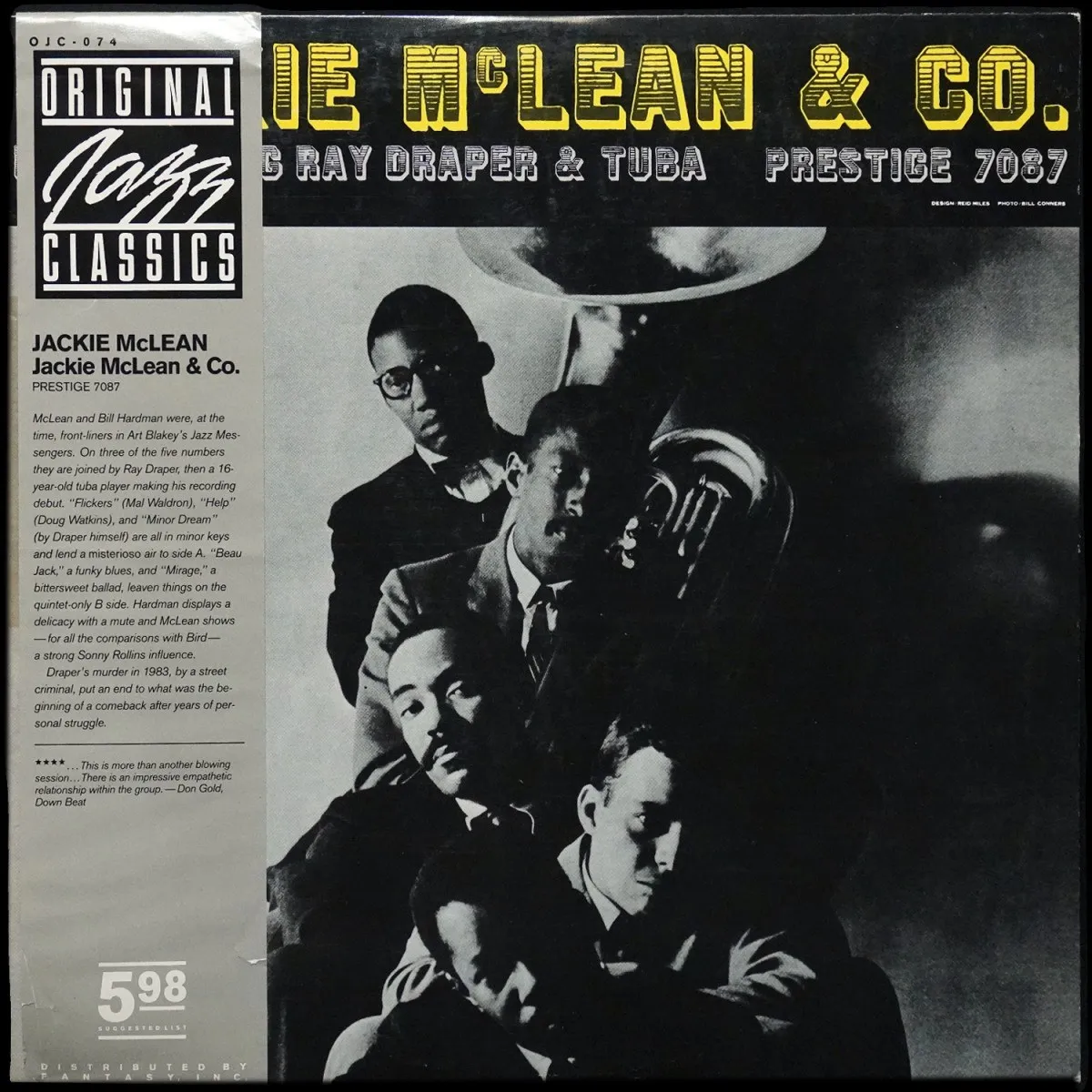 LP Jackie McLean — Jackie McLean & Co. (+ obi) фото