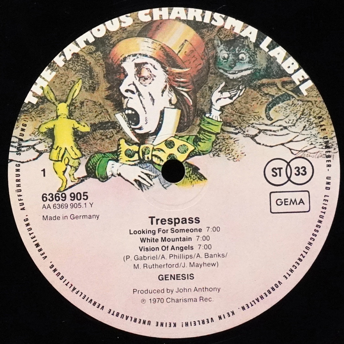 LP Genesis — Trespass фото 2