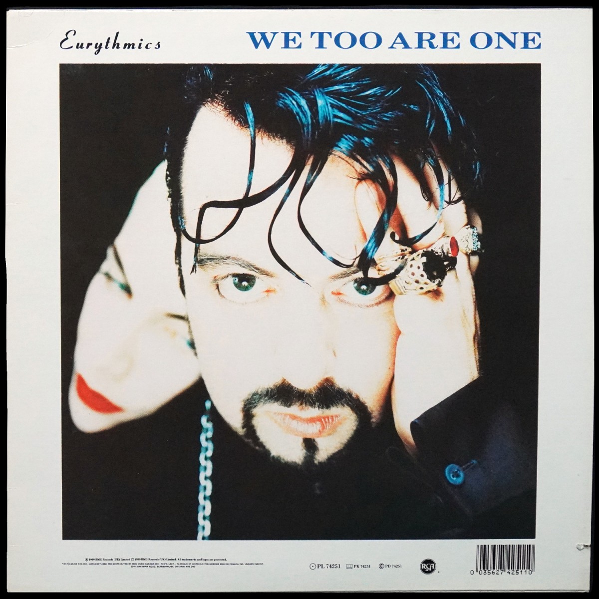 LP Eurythmics — We Too Are One фото 2