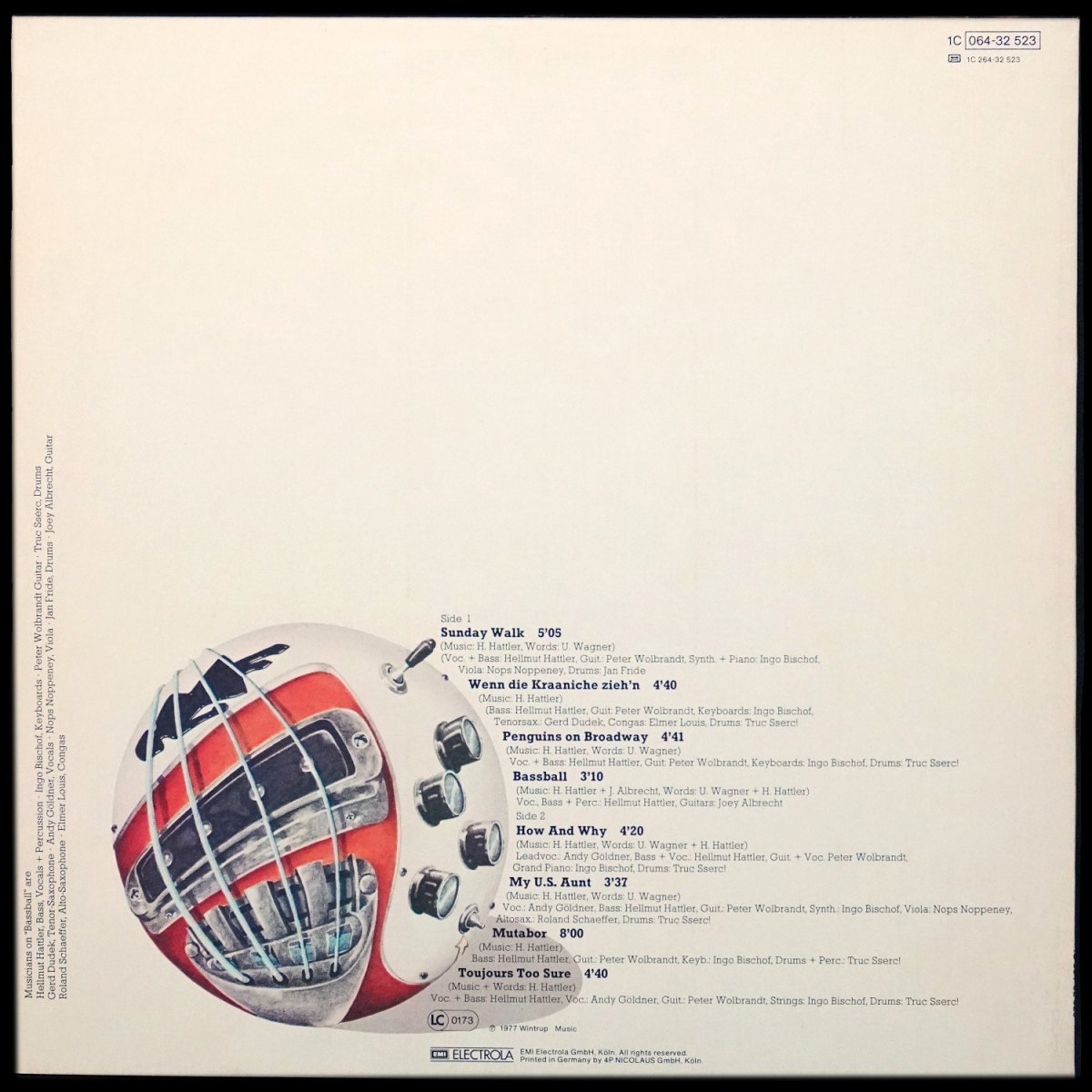 LP Hellmut Hattler — Bassball фото 2