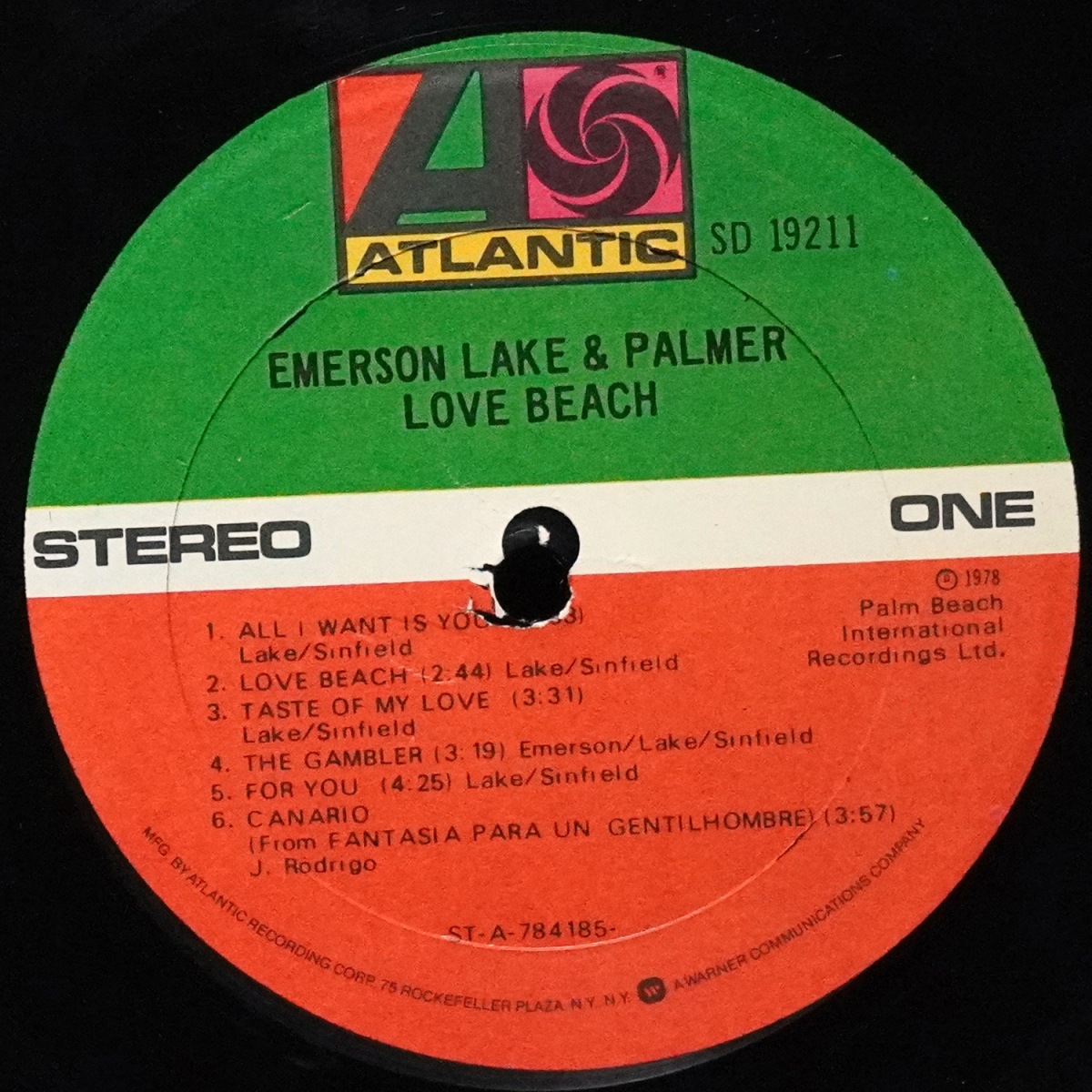 LP Emerson, Lake & Palmer — Love Beach фото 3