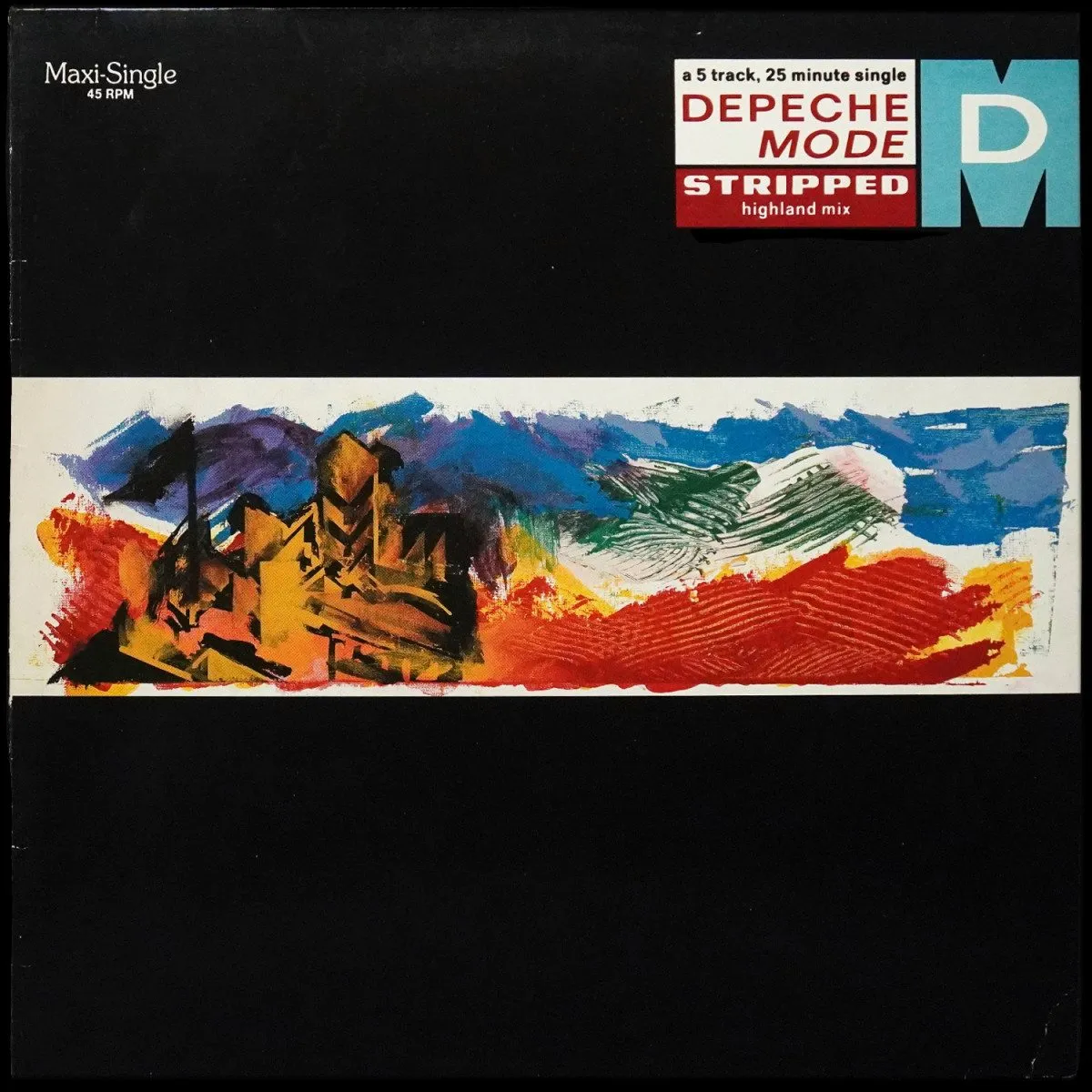 LP Depeche Mode — Stripped (Highland Mix) (макси сингл) фото