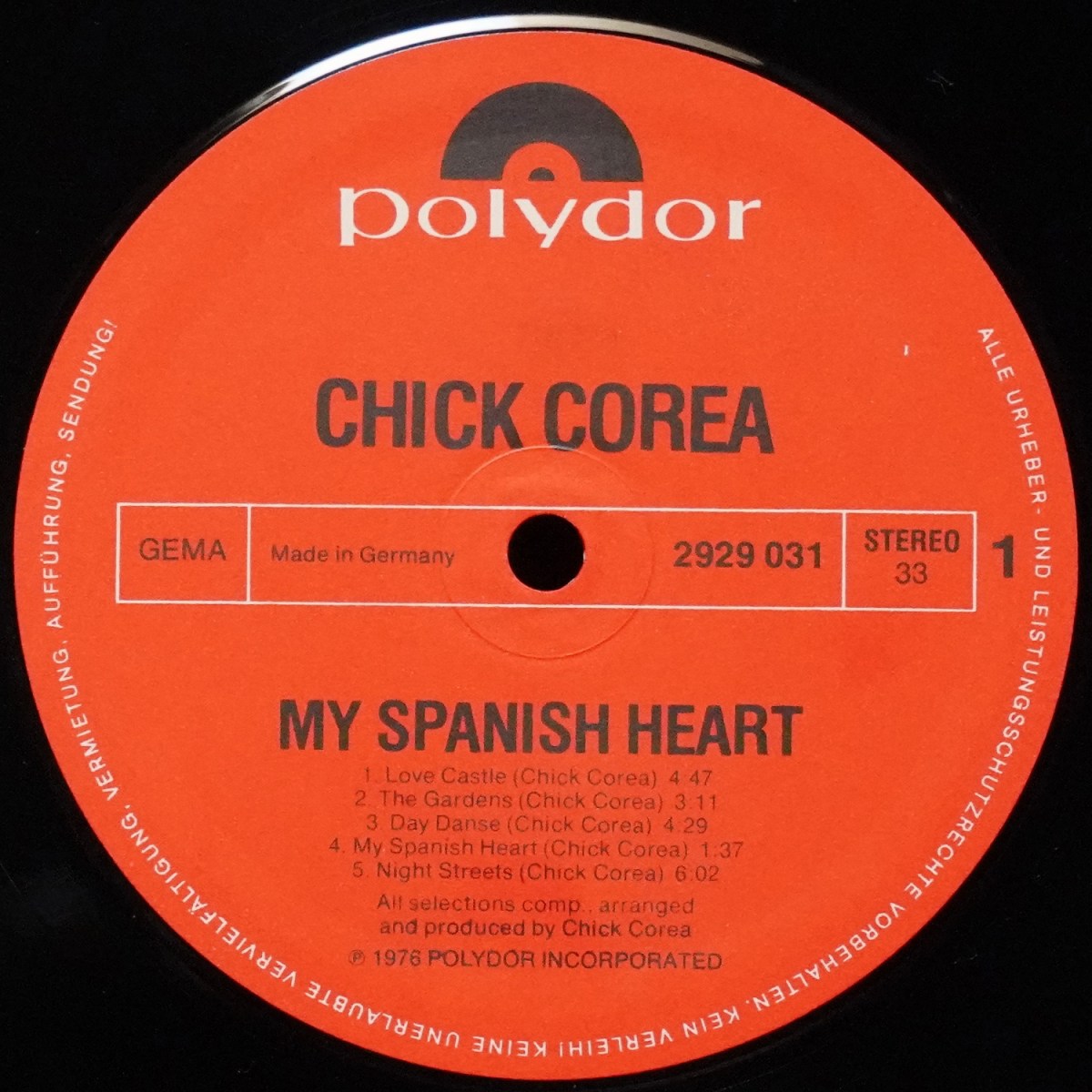LP Chick Corea — My Spanish Heart (2LP) фото 3