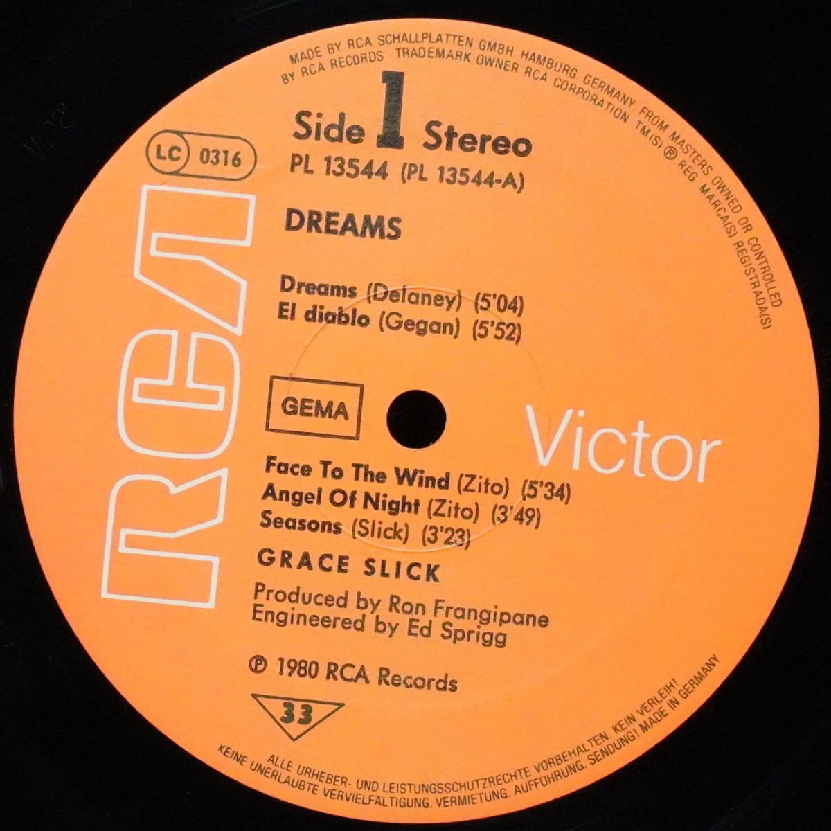 LP Grace Slick — Dreams фото 2