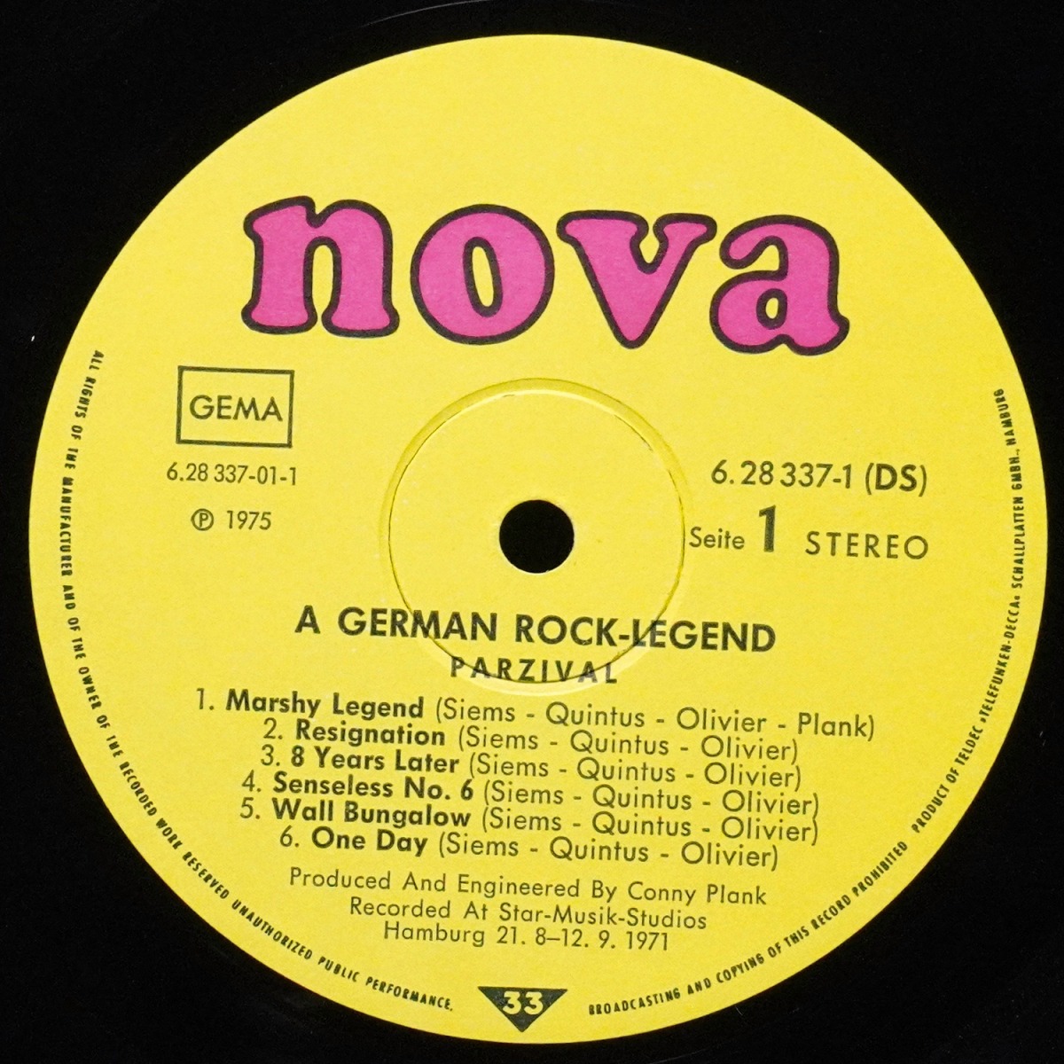 LP Parzival — A German Rock-Legend (2LP) фото 3