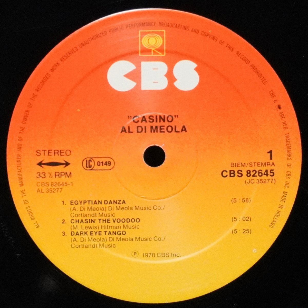 LP Al Di Meola — Casino фото 3