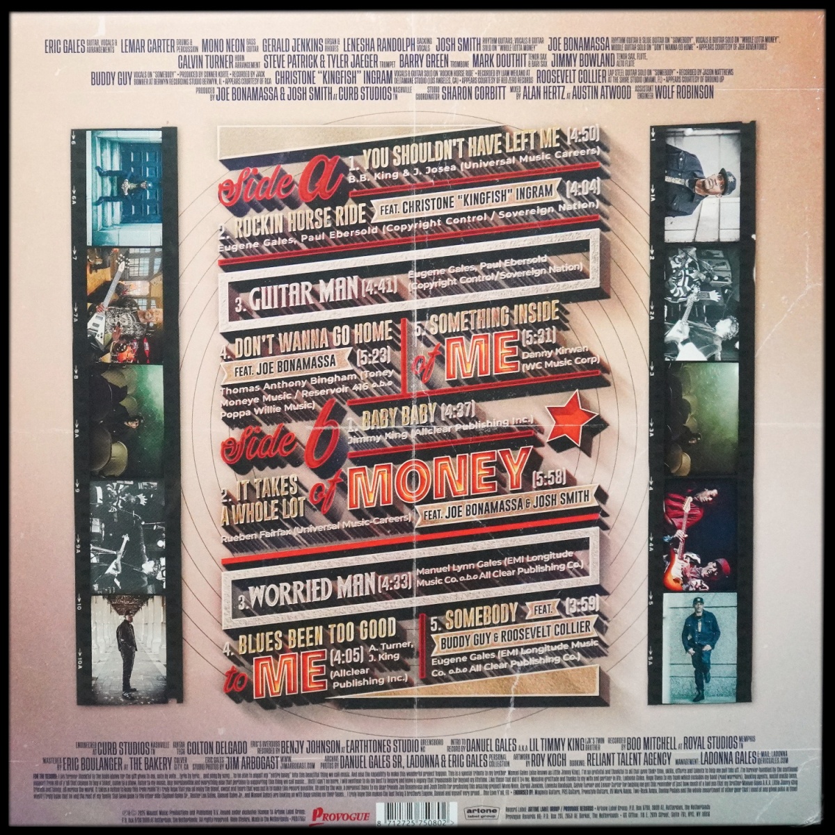 LP Eric Gales — A Tribute To LJK (цветной винил) фото 2