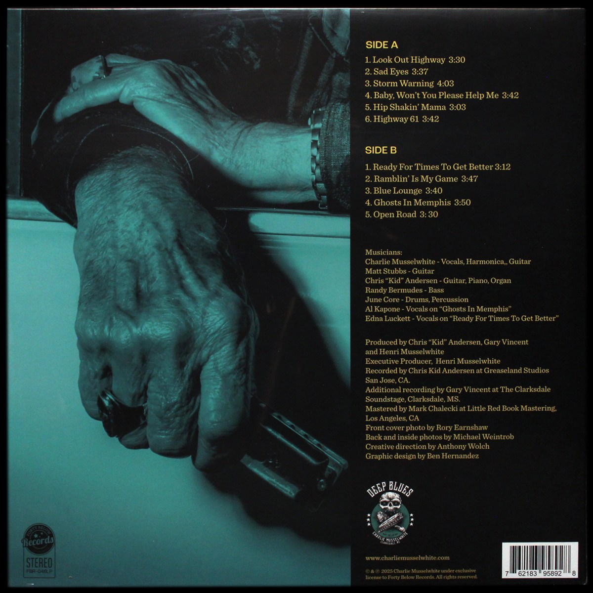 LP Charlie Musselwhite — Look Out Highway (цветной винил) фото 2