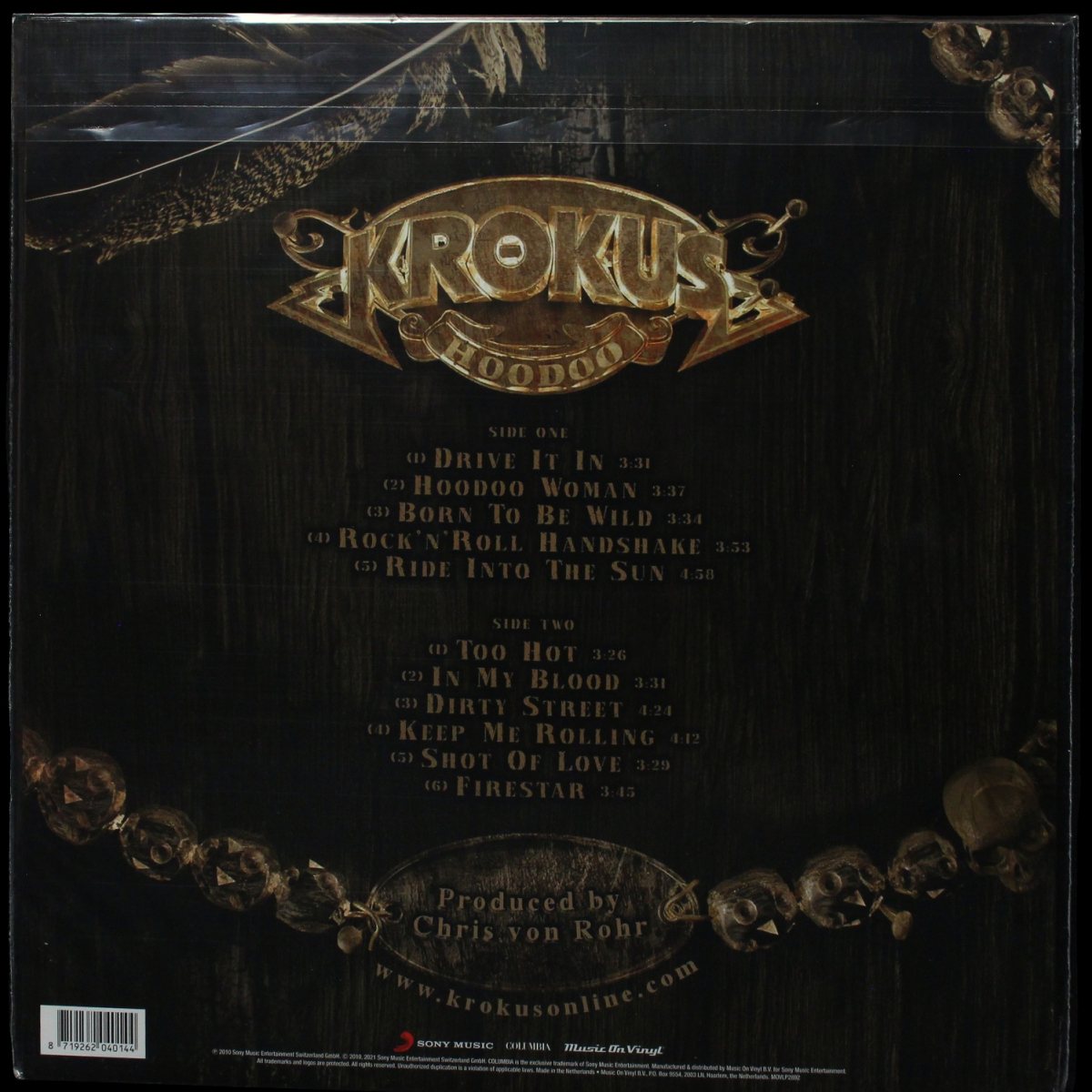 LP Krokus — Hoodoo (цветной винил) фото 2