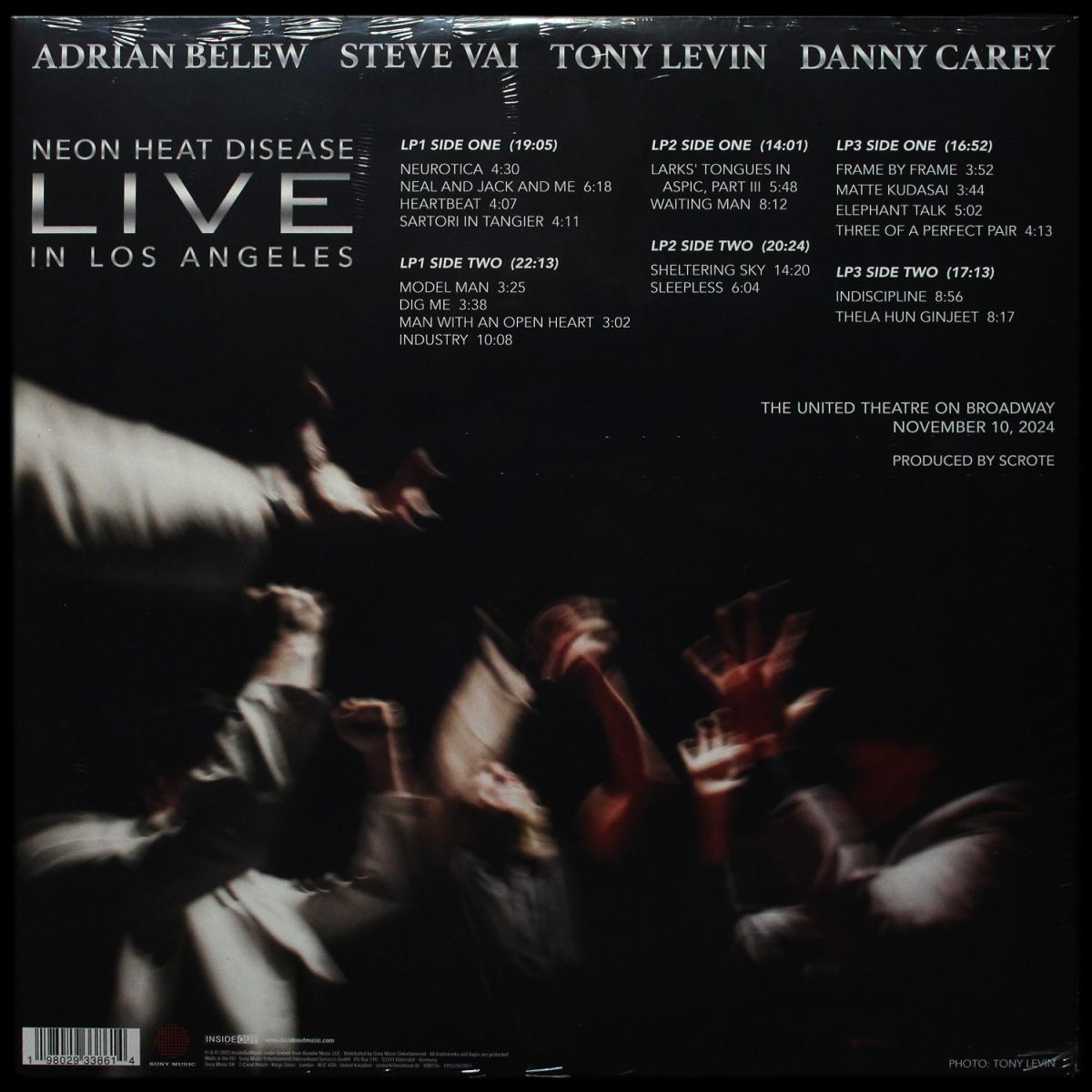 LP Beat — Neon Heat Disease Live In Los Angeles (3LP, + буклет) фото 2