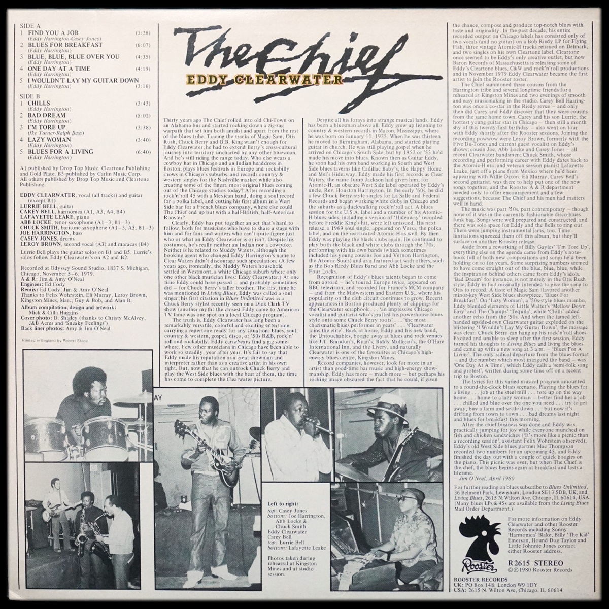 LP Eddy Clearwater — Chief фото 2