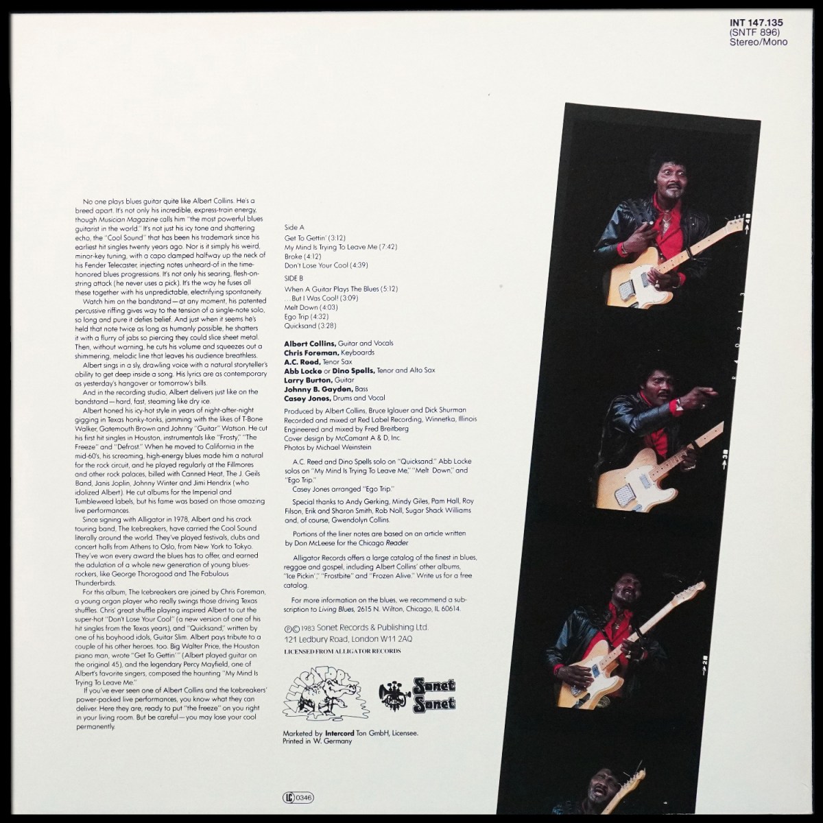 LP Albert Collins — Don't Lose Your Cool фото 2