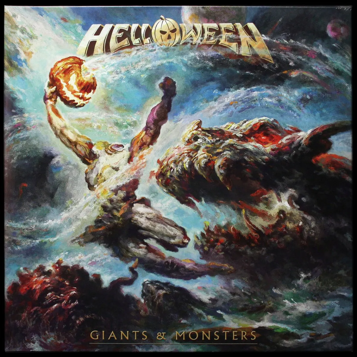 LP Helloween — Giants & Monsters (2LP,  blue monster light vinyl,  + буклет) фото