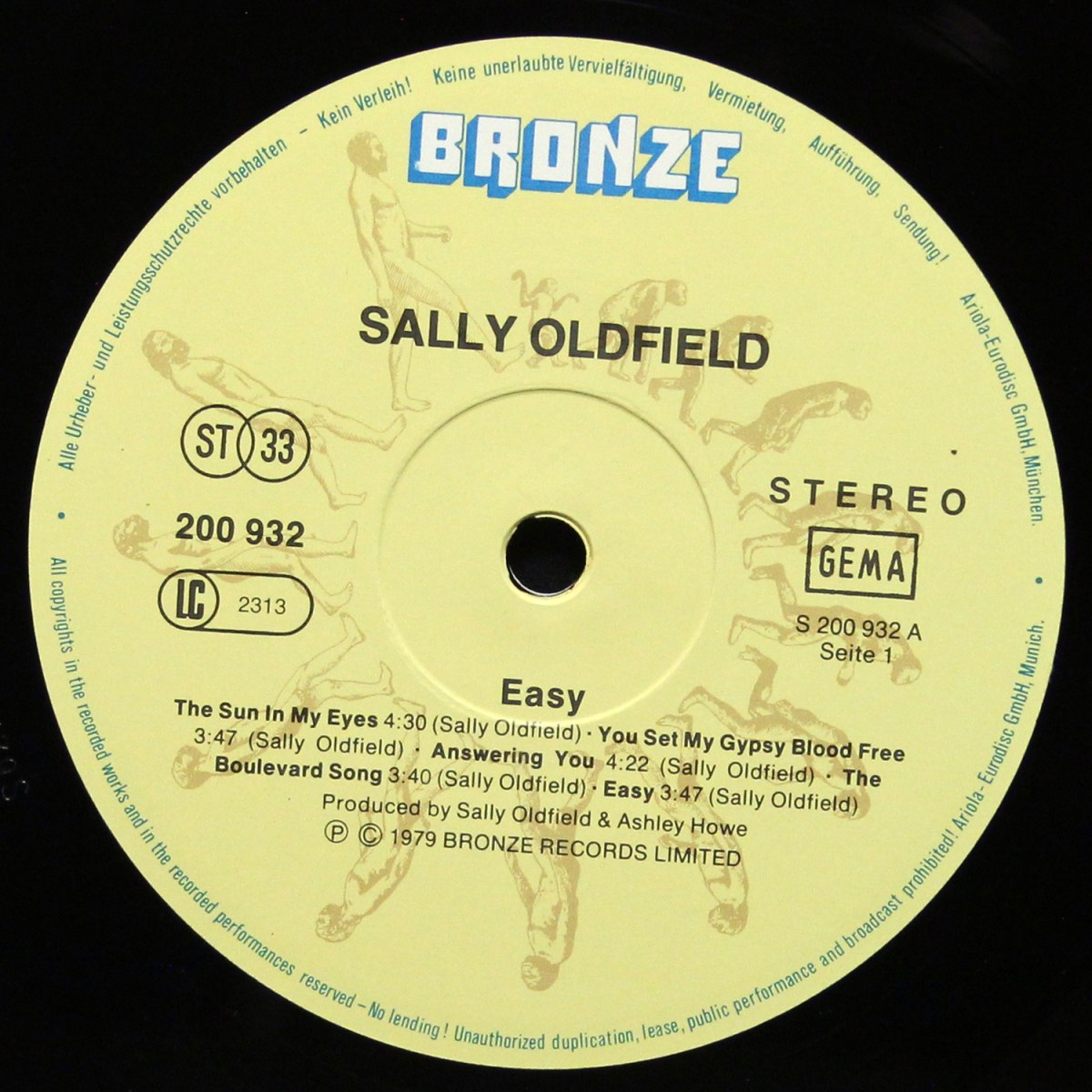 LP Sally Oldfield — Easy фото 2