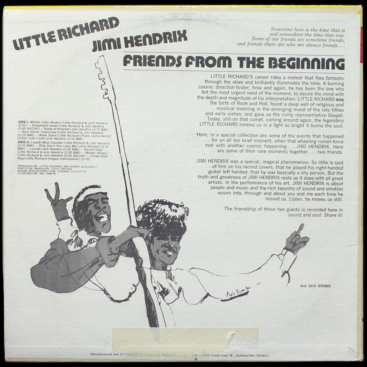 LP Little Richard / Jimi Hendrix — Friends From The Beginning фото 2