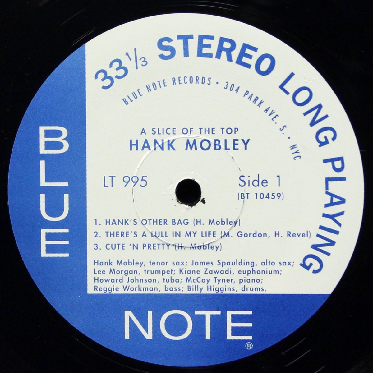 LP Hank Mobley — A Slice Of The Top фото 2