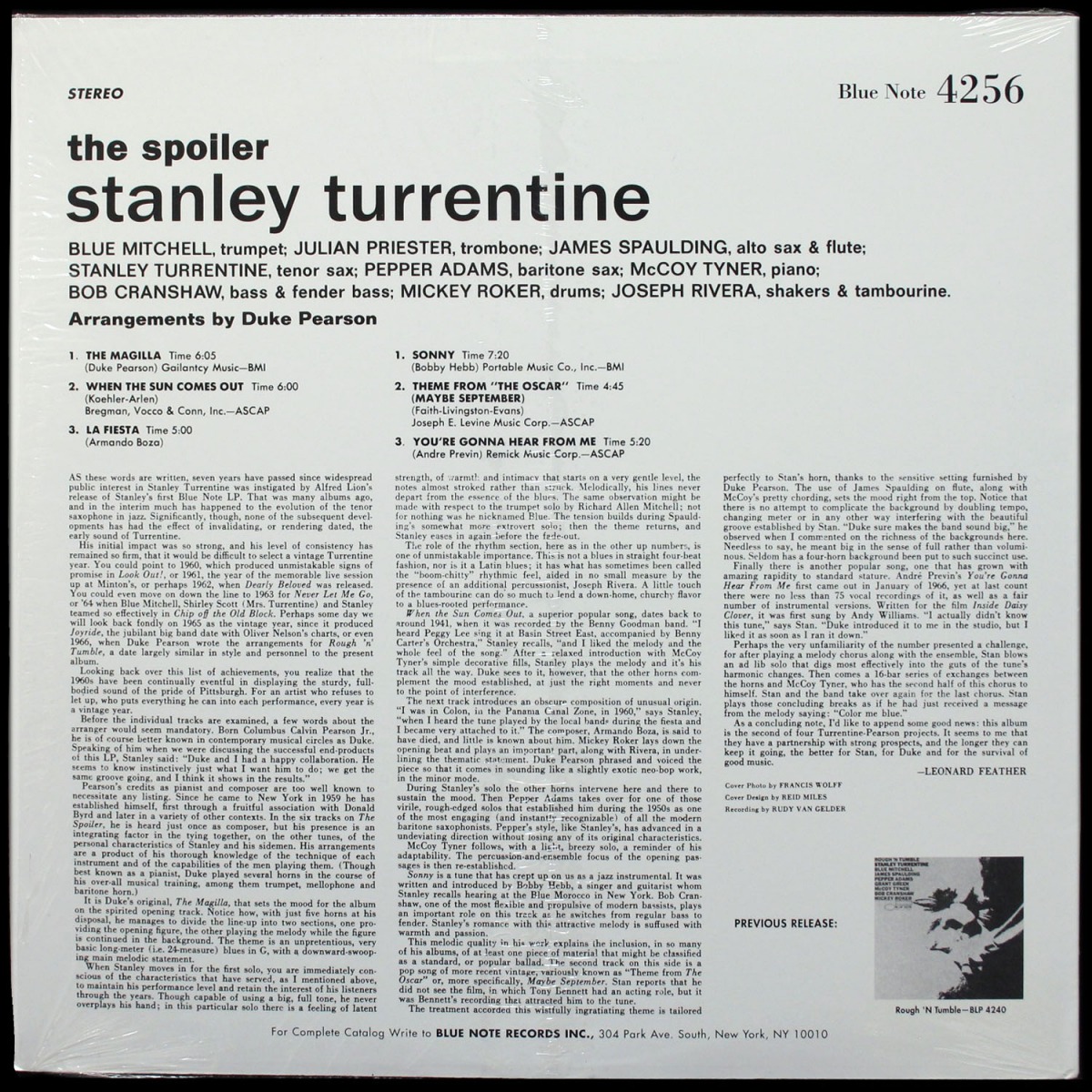 LP Stanley Turrentine — Spoiler фото 2