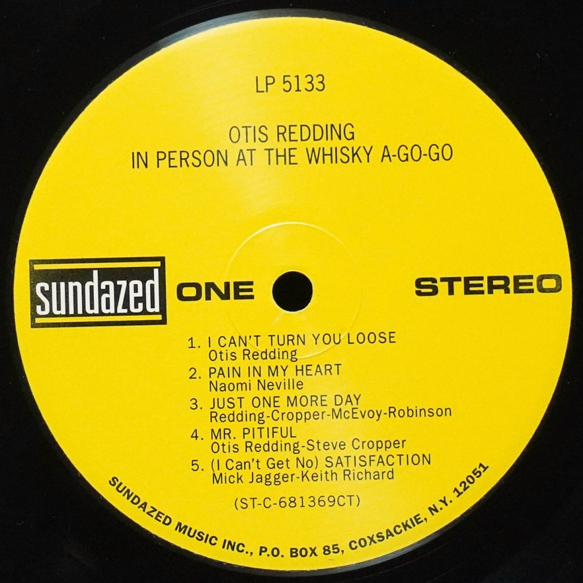 LP Otis Redding — In Person At The Whisky A Go Go фото 3