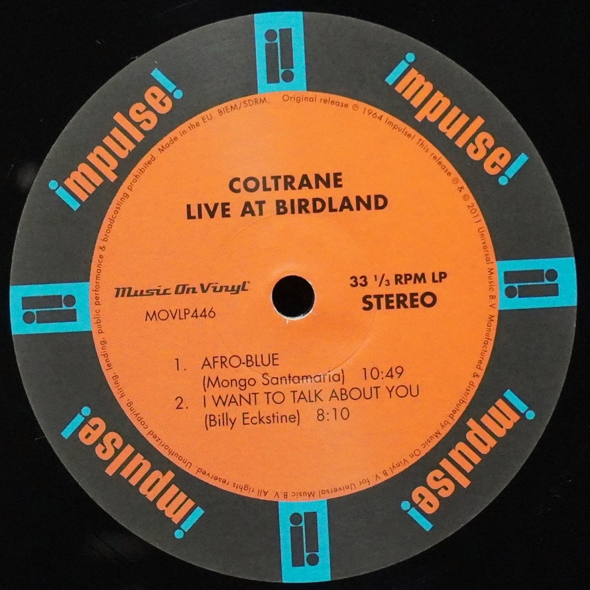 LP John Coltrane — Live At Birdland фото 3