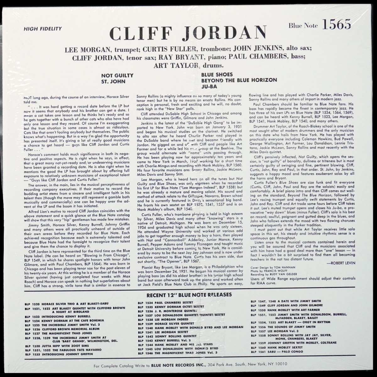 LP Cliff Jordan — Cliff Jordan фото 2