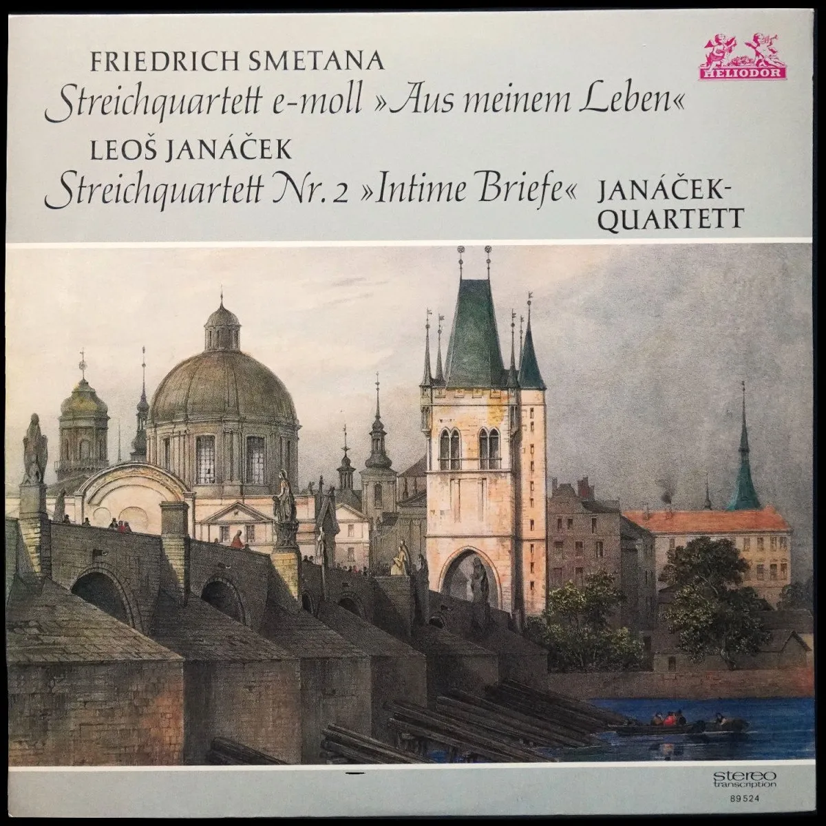 LP Leos Janacek — Smetana: Streichquartett E-moll »Aus Meinem Leben« / Strieichquartett Nr. 2 »Intime Briefe« фото